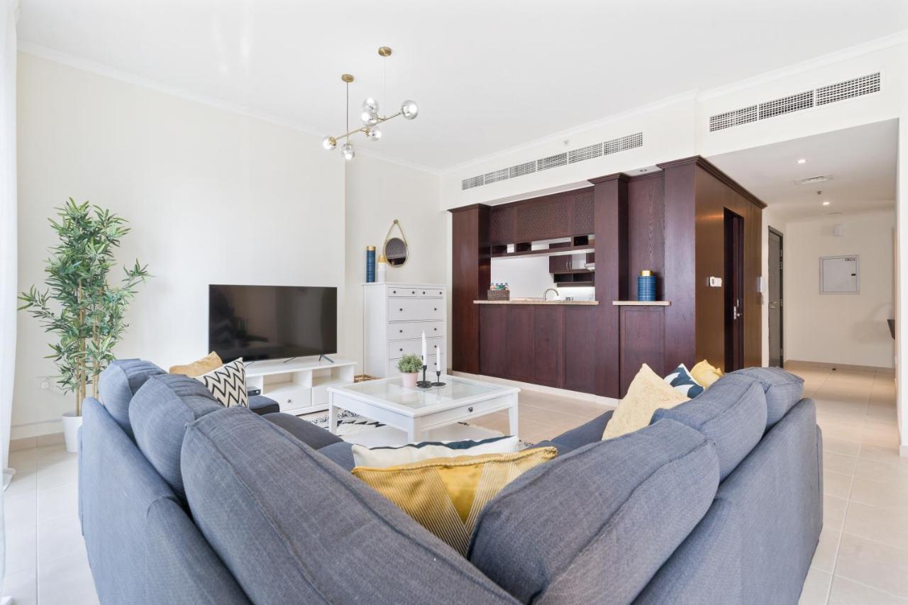 Stylish With Partial Burj Khalifa View