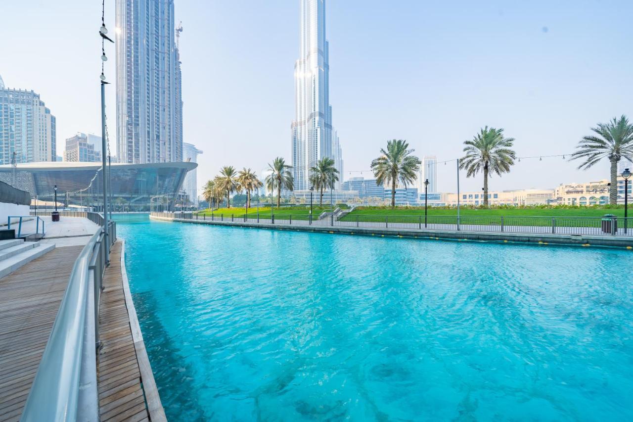 Apartment Stylish With Partial Burj Khalifa View Dubai