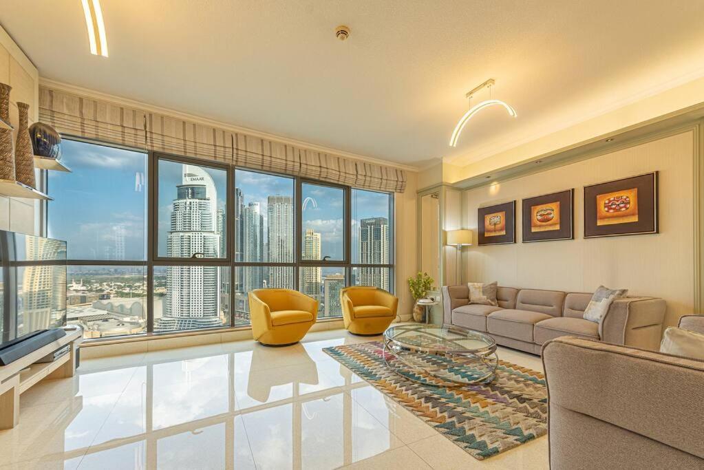 Apartment First Class 3br With Full Burj Khalifa And Fountain View