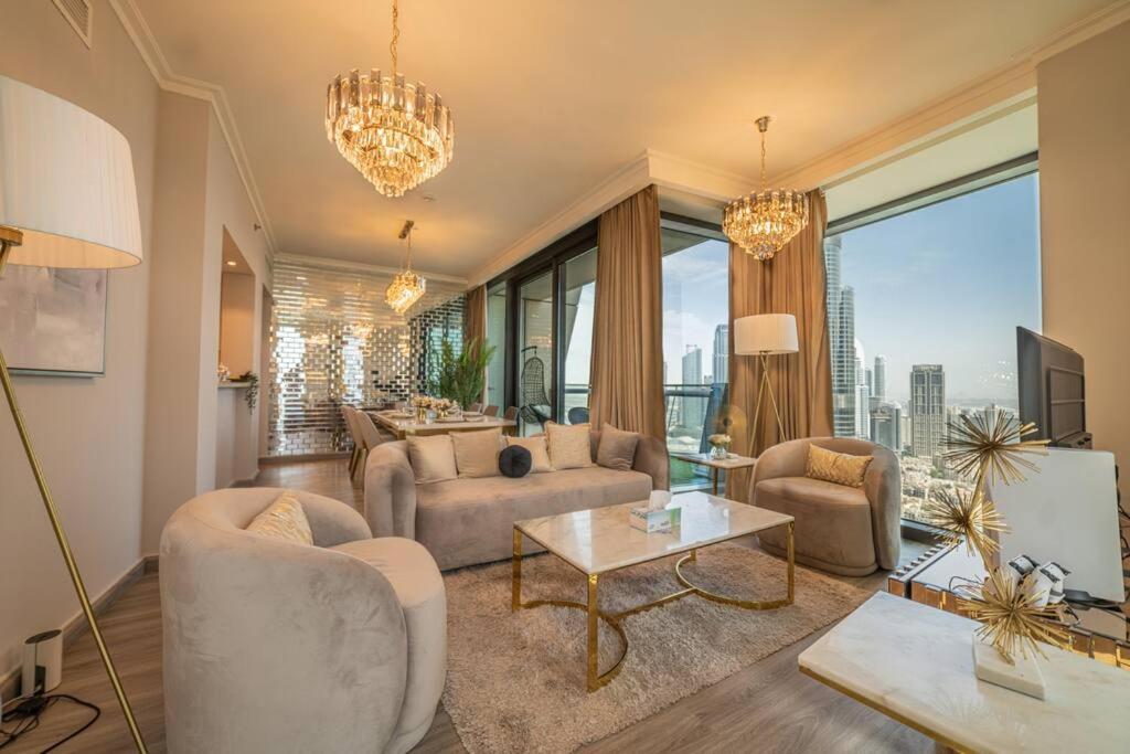 Apartment First Class 3br With Full Burj Khalifa And Fountain View