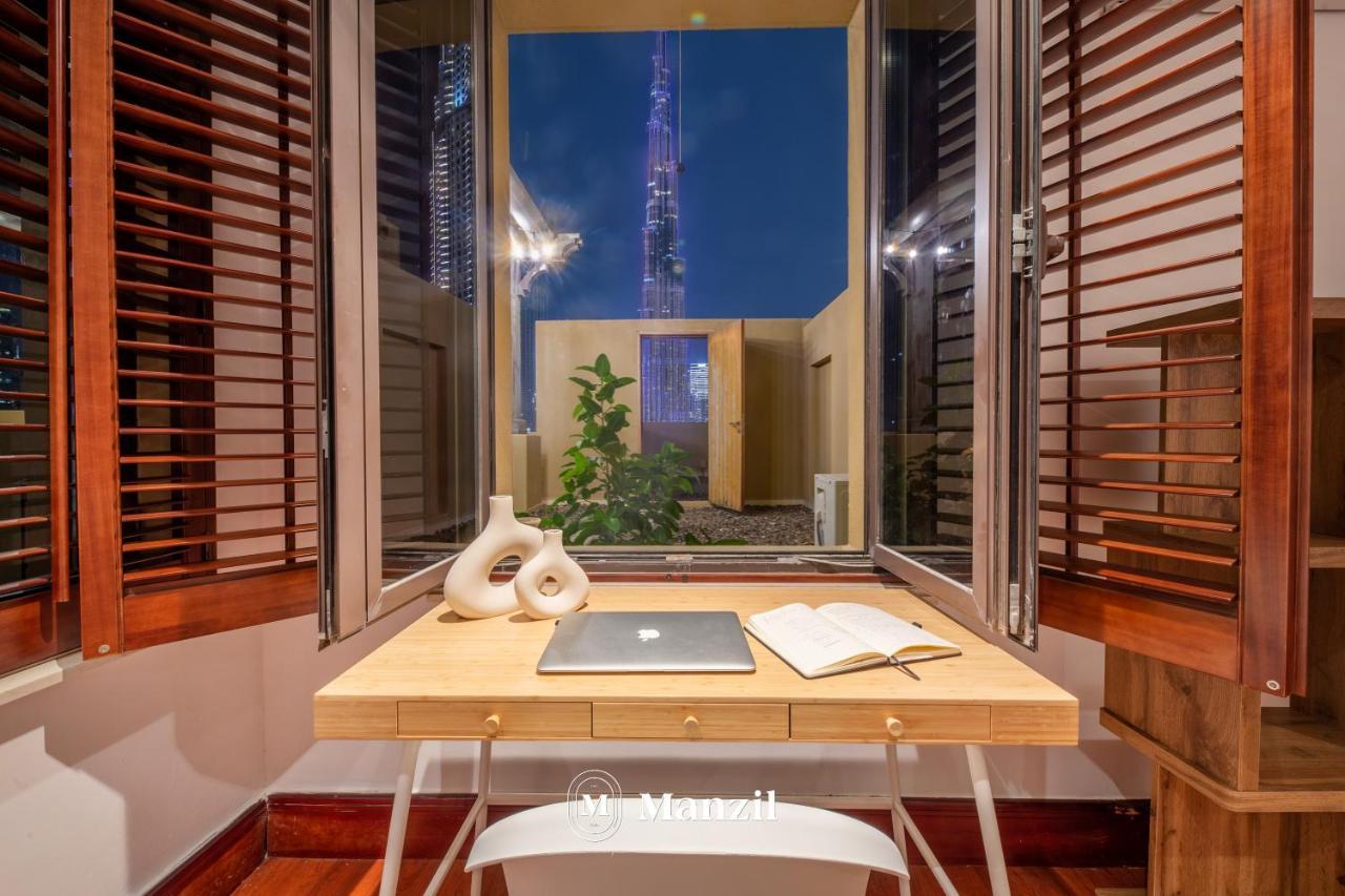 Manzil - Cozy 2br Penthouse With Private Terrace And Full Burj View In Downtown Apartment *