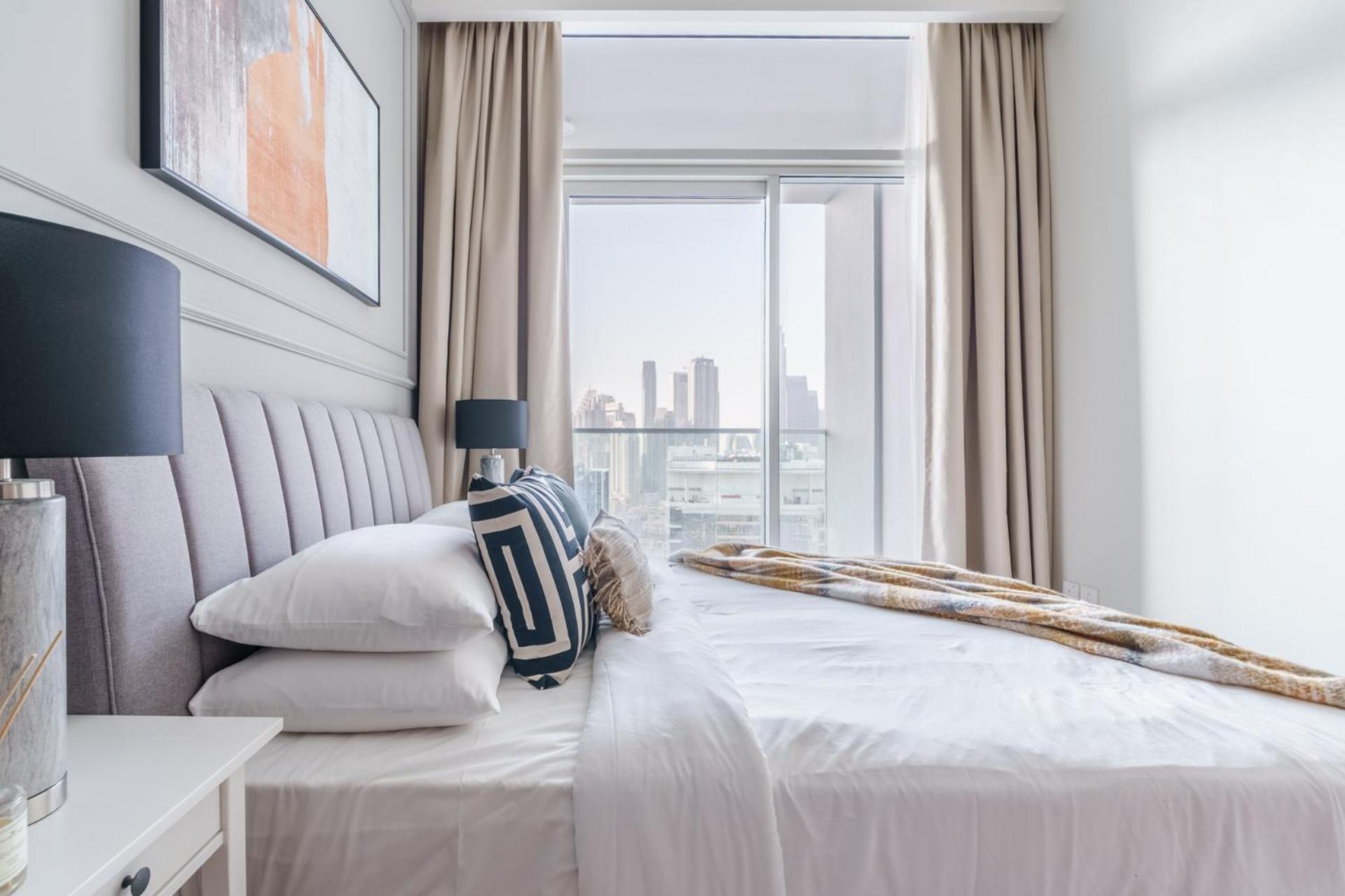 Deluxeliving At Vera Tower - Full Burj Khalifa View - Brand New Luxury Apartment Dubai
