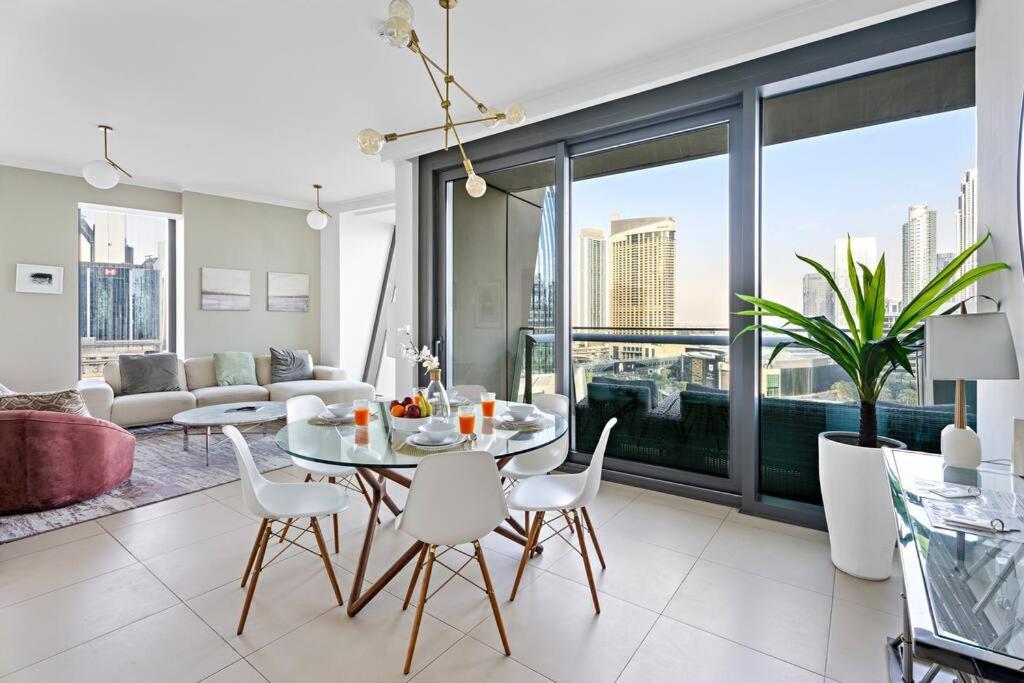 Apartment First Class 3br With Magical View Of Burj Khalifa *