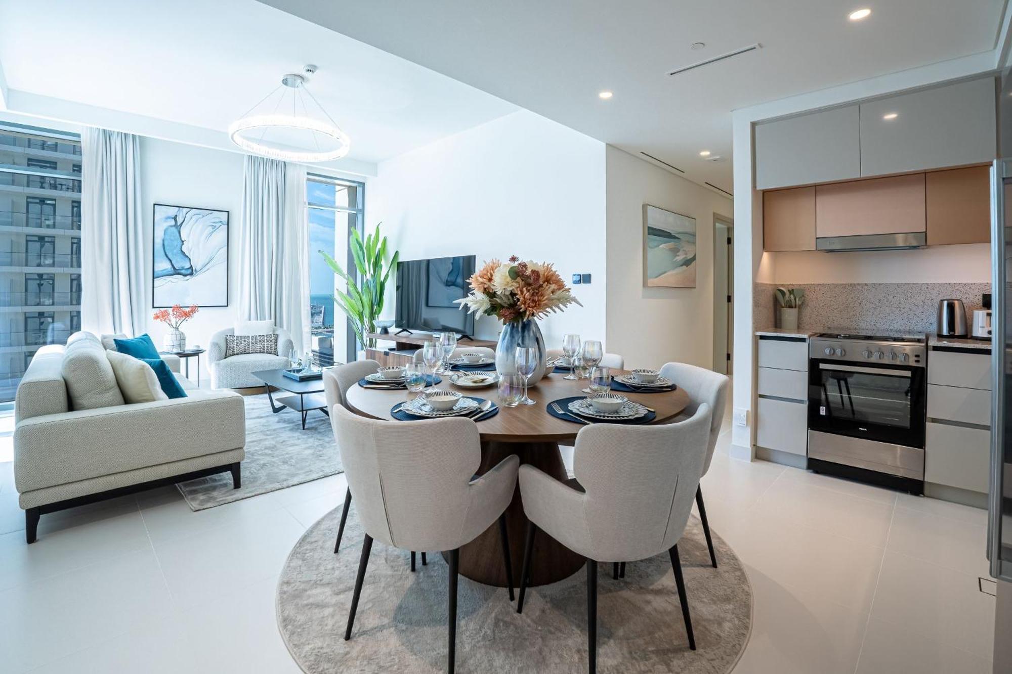 Veluxa - Luxe 2 Bedroom In Marina Vista Dubai