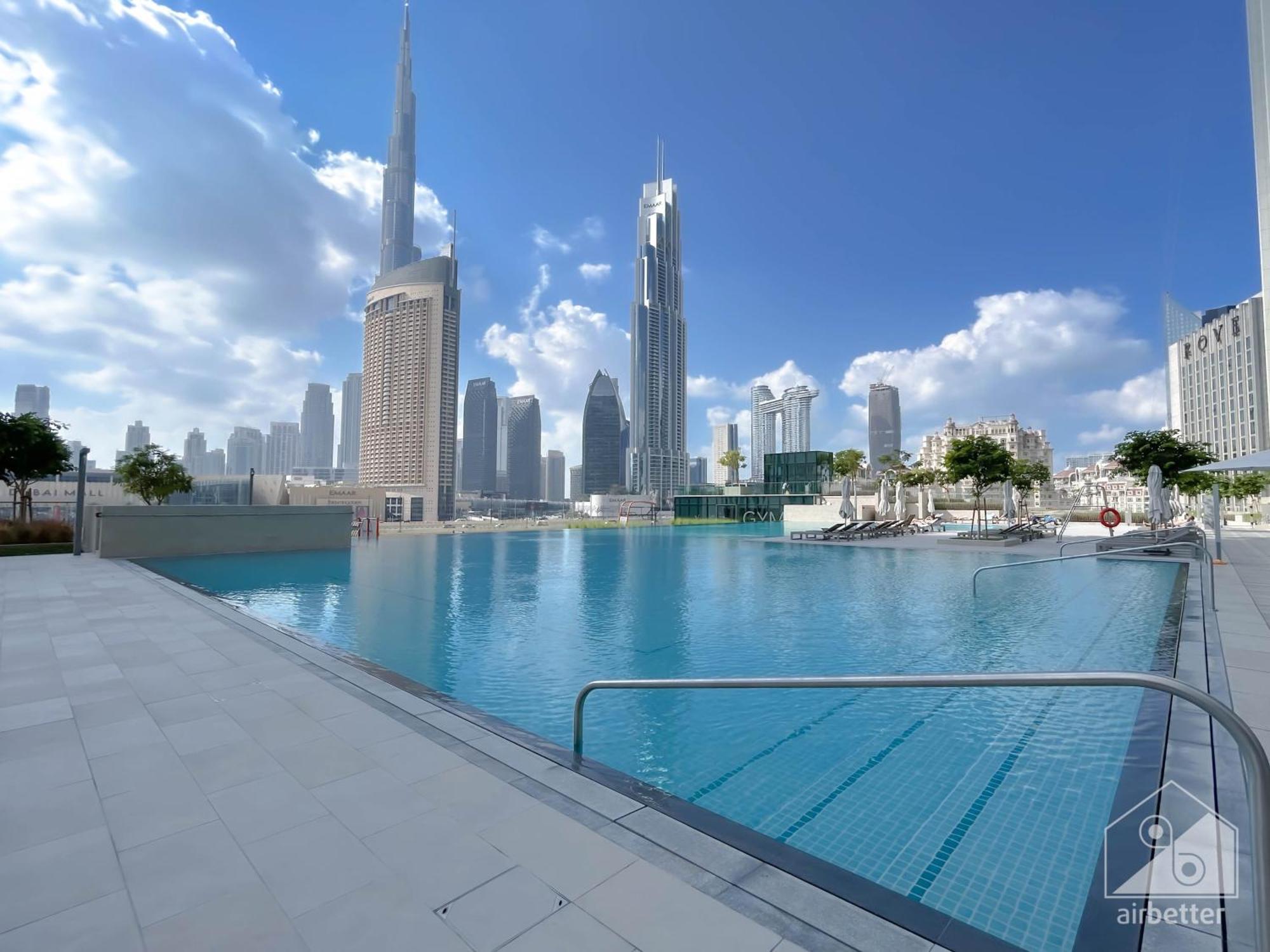 Luxury 2b In Downtown Views With Balcony And Burj View