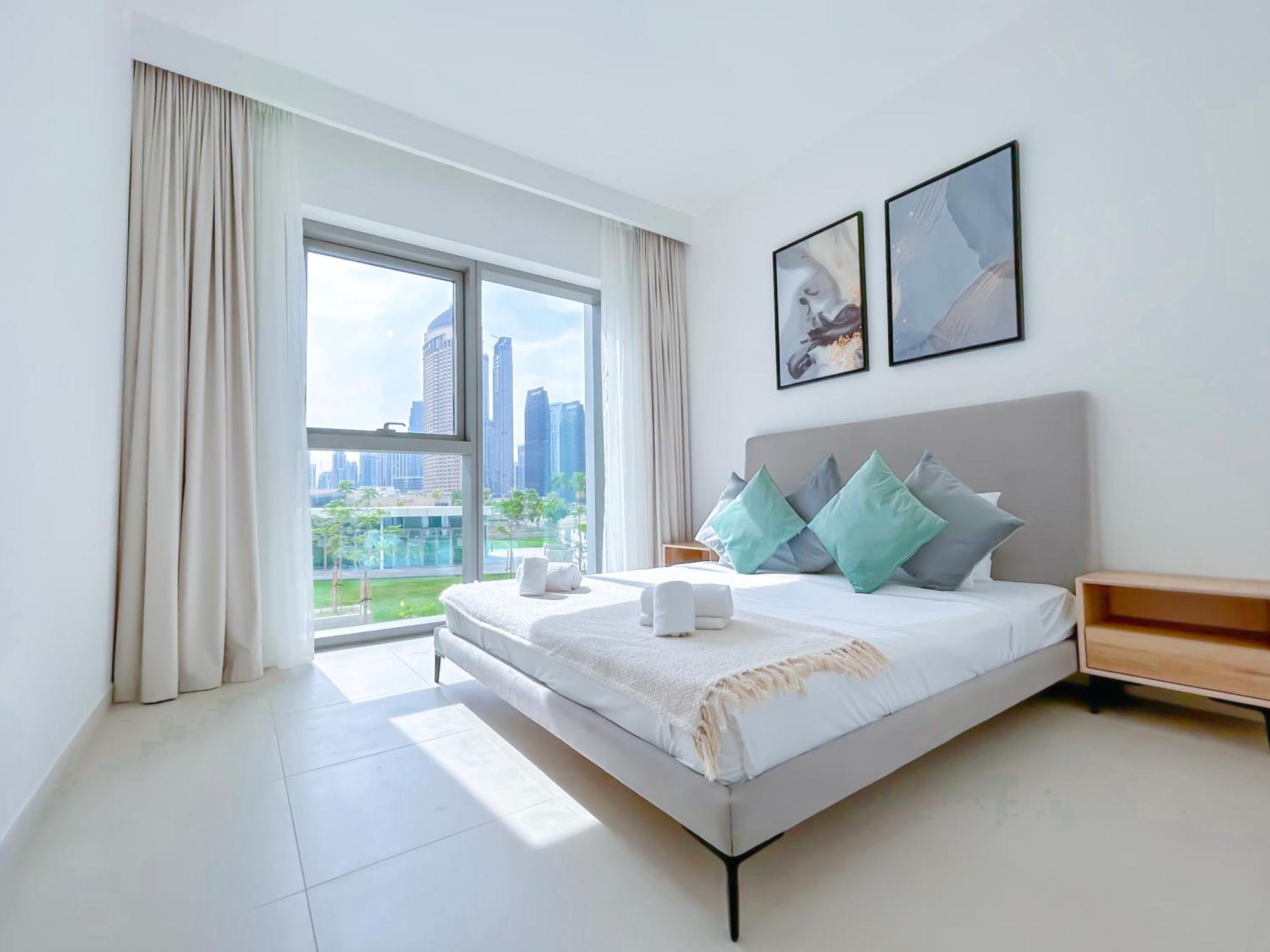 Luxury 2b In Downtown Views With Balcony And Burj View Apartment