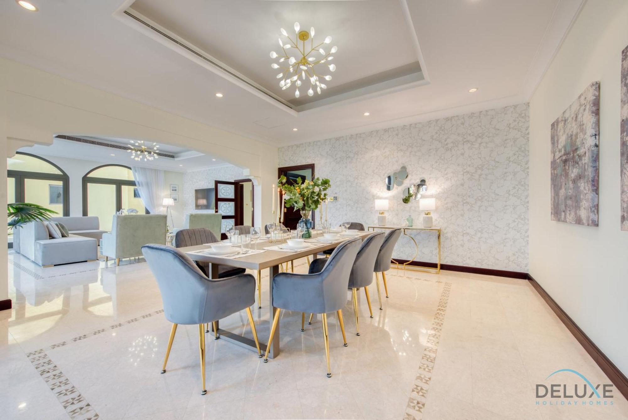 Prestigious 5br With Assistant And Private Pool In Frond O Palm Jumeirah By Deluxe Apartment *