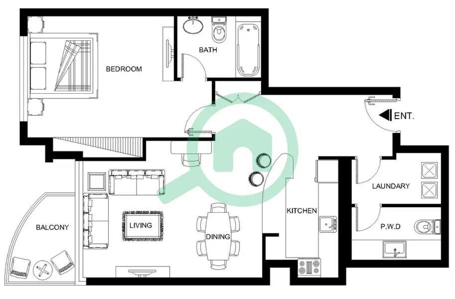 1br For 4 Guests In Marina Crown *