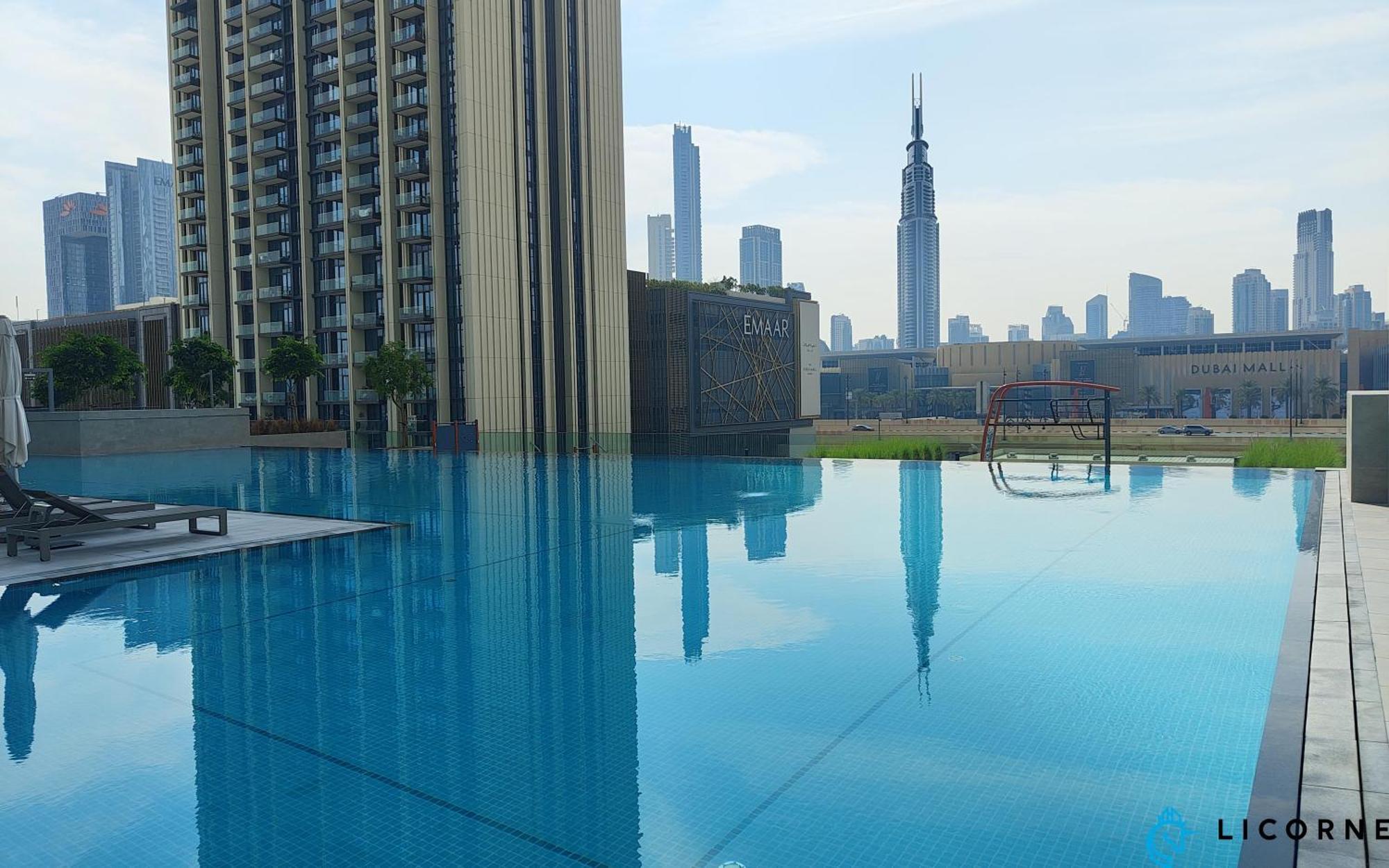 Apartment 2br Next To Dubaimall, Pool View Of Burj Khalifa - Downtown Views Ll