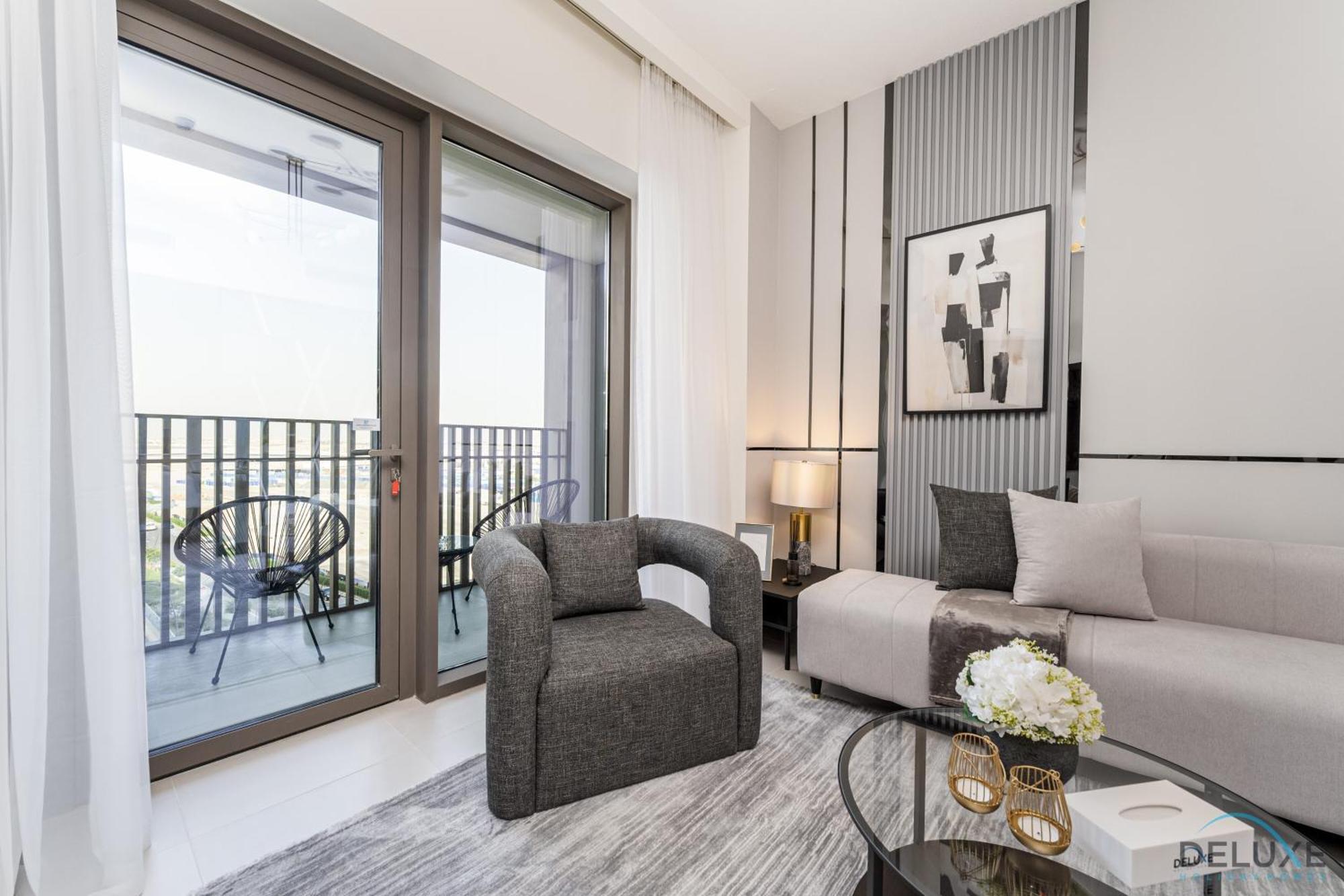 Lavish 1br At Summer At Creek Beach, Creek Harbor By Deluxe Homes Apartment Dubai