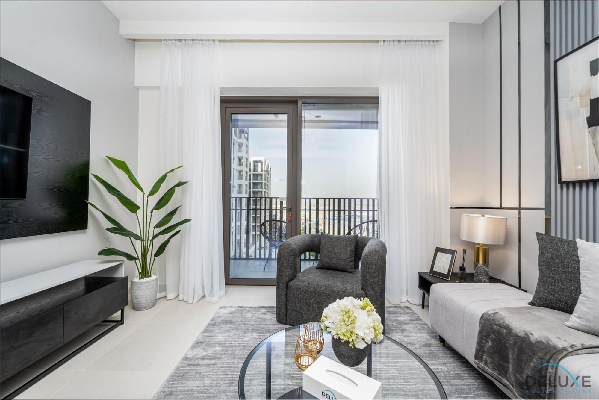 Lavish 1br At Summer At Creek Beach, Creek Harbor By Deluxe Homes * Dubai