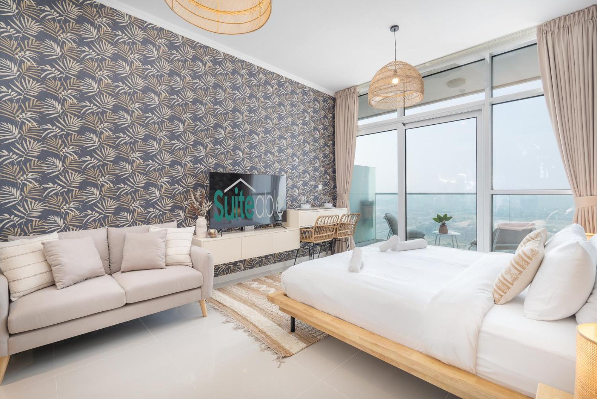 Apartment Floral Charm In Damac Hills By Suiteable
