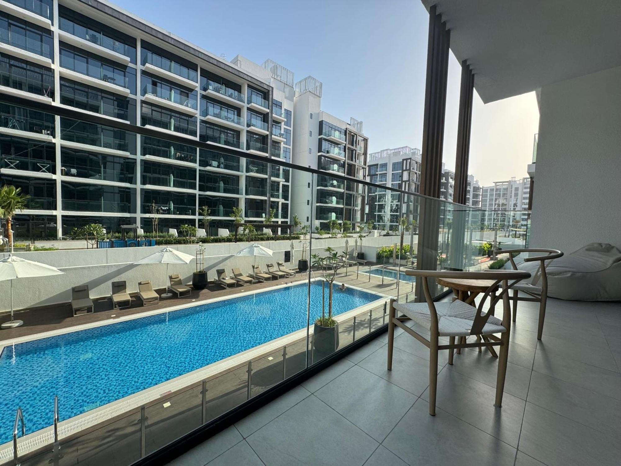 Apartment Ashri Homes Standard In Riviera With Pool View Dubai