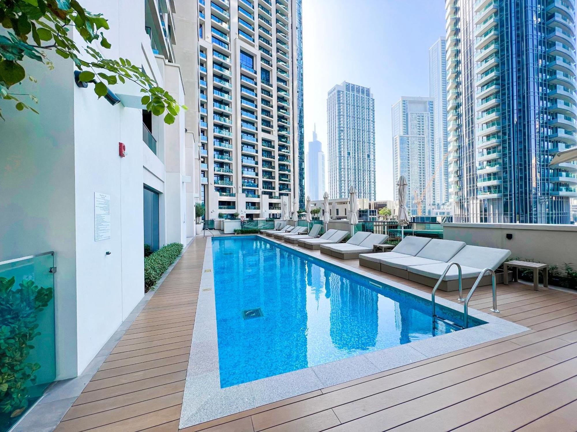 Downtown Luxury - Full Burj Khalifa View - Walking Distance To Mall Apartment Dubai
