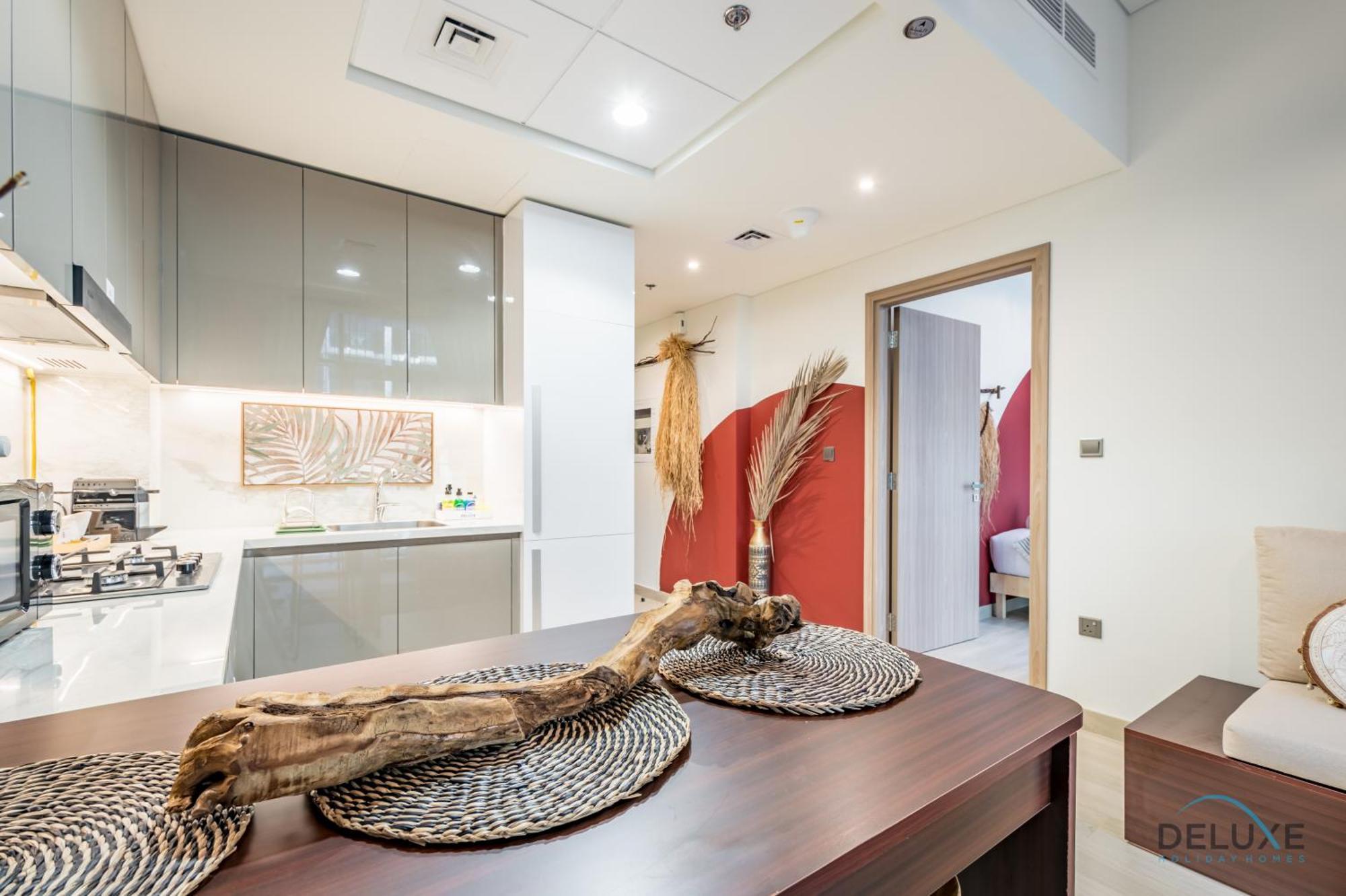 Apartment Delightful 1br In Azizi Riviera 35, Al Merkadh By Deluxe Homes Dubai