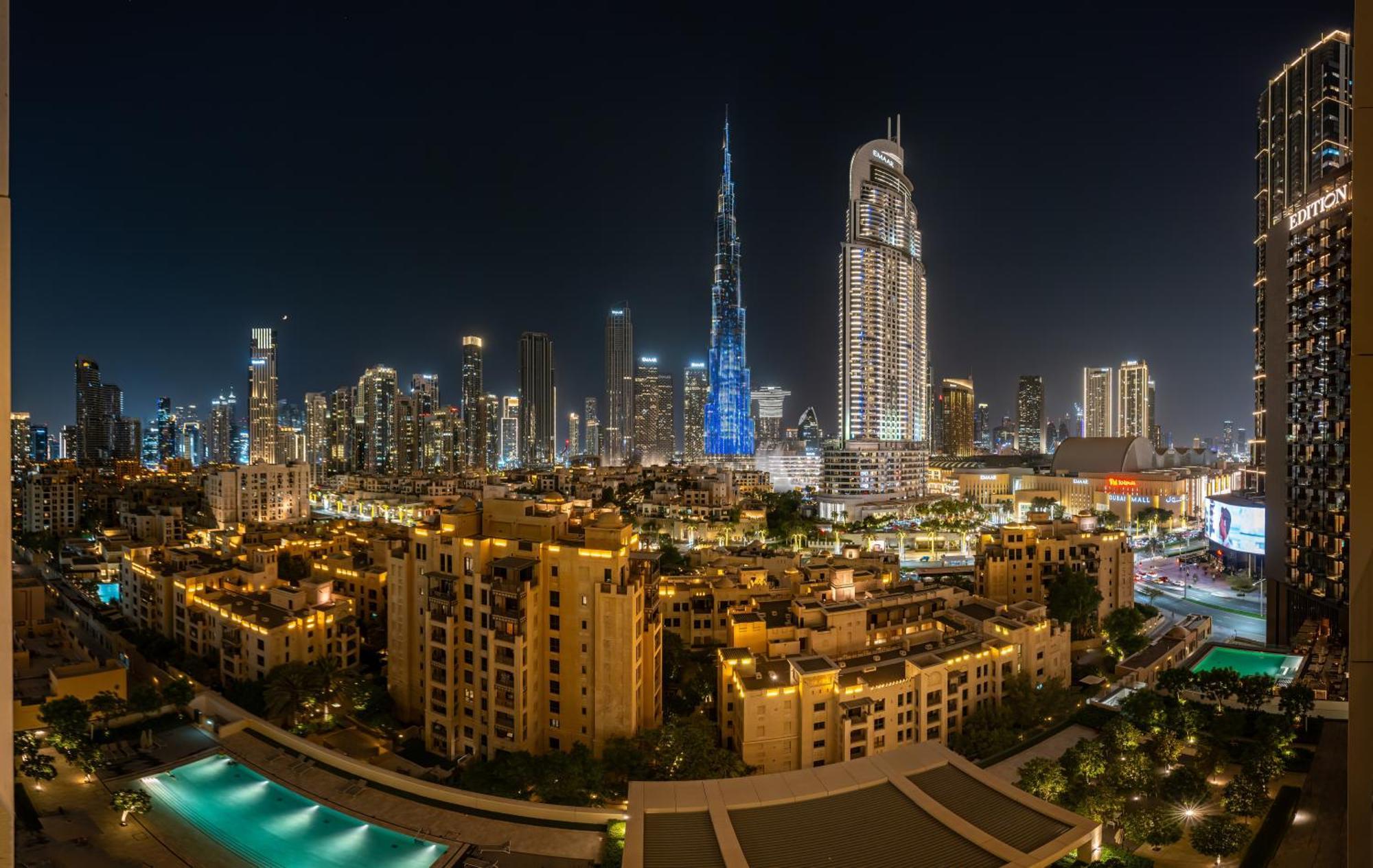 Apartment Burj Khalifa Laser Show & Fountain Show View Dubai