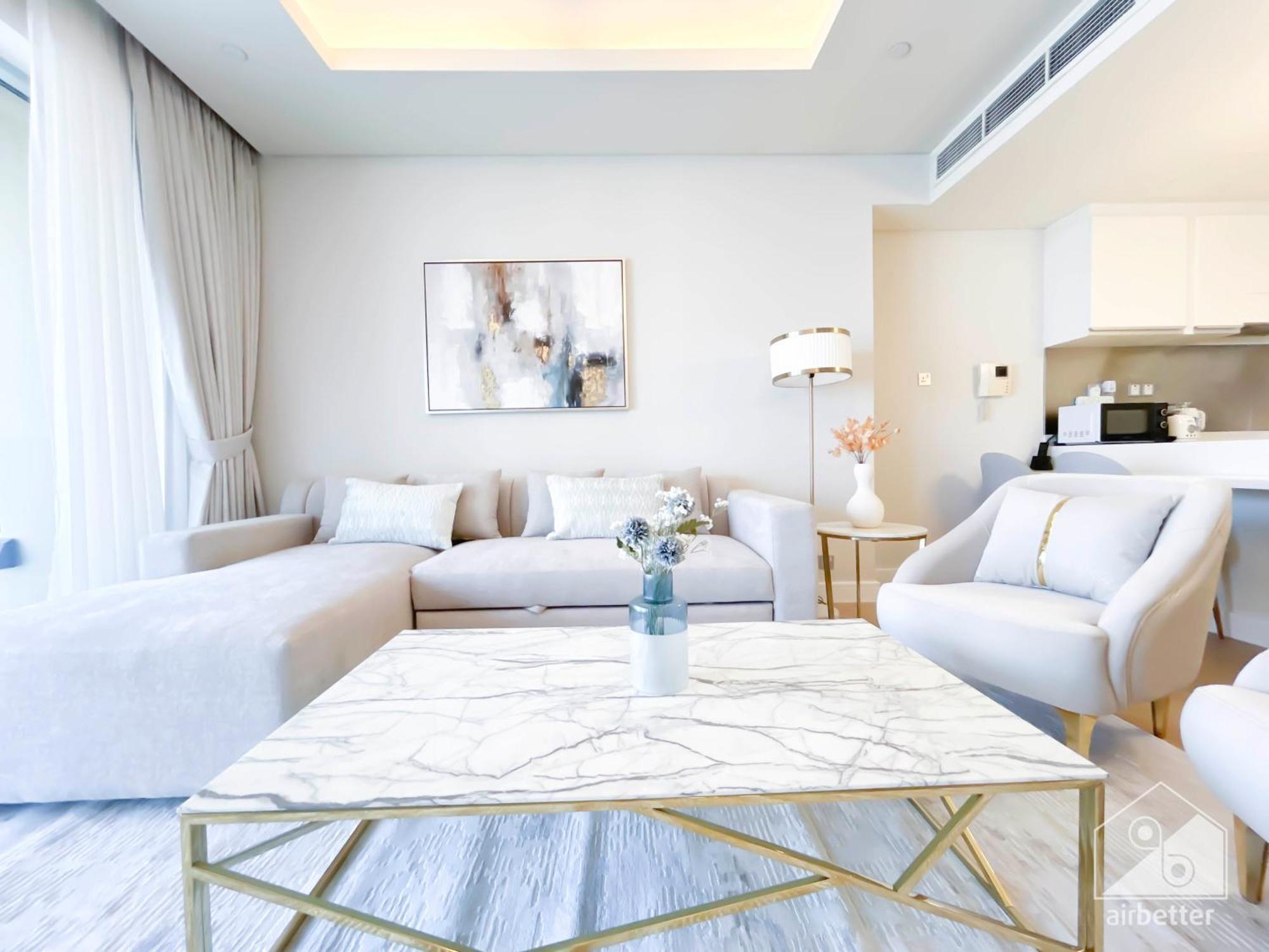 Mall Luxury 1bedroom Balcony & View Apartment *