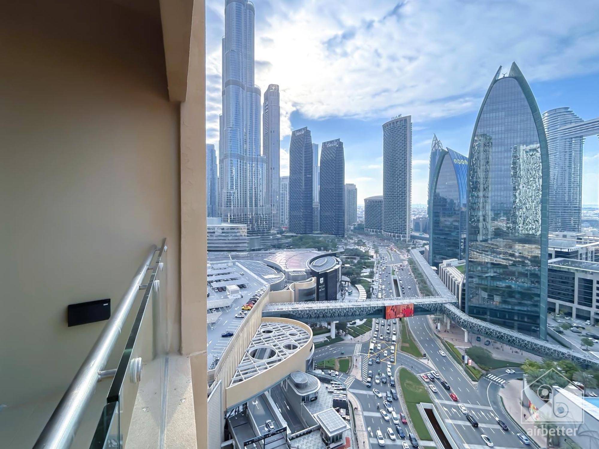 Mall Downtown Luxury With Balcony & View Apartment Dubai
