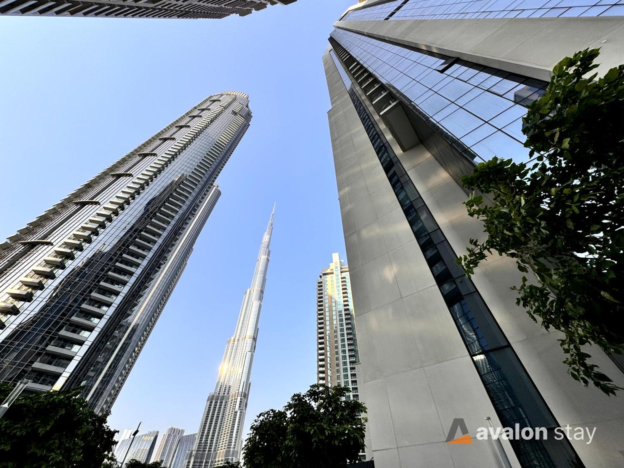 Avalonstay - Luxury 1br In Downtown Dubai-brand New-burj Khalifa & Fountain Views From Pool Apartment