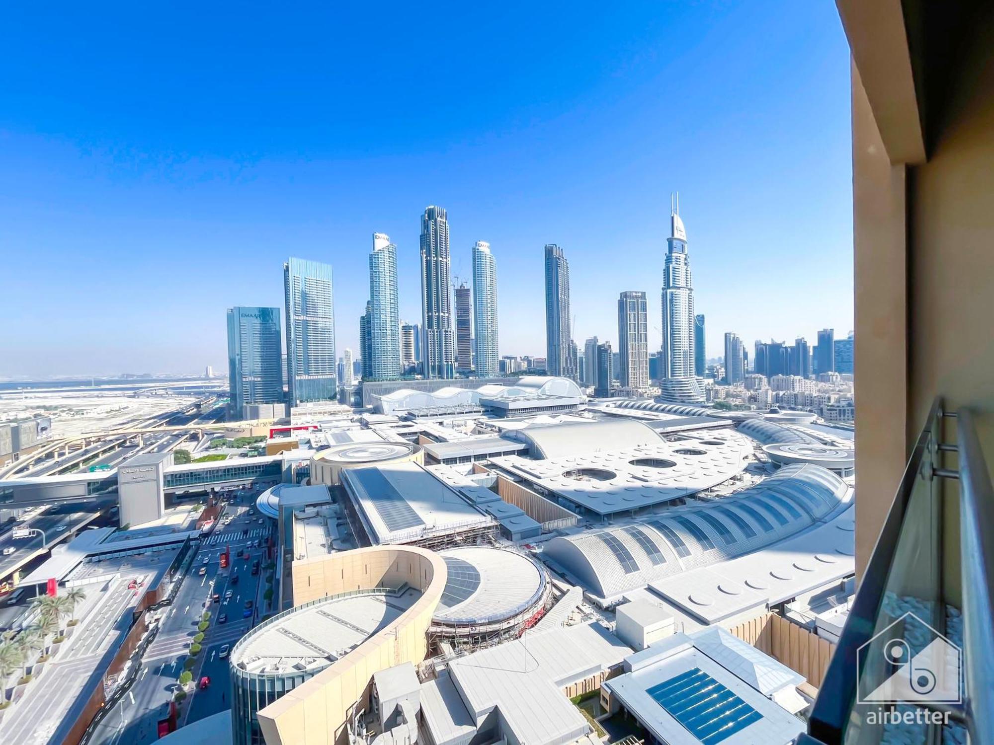 Apartment Mall Downtown Luxury With Balcony & View Dubai