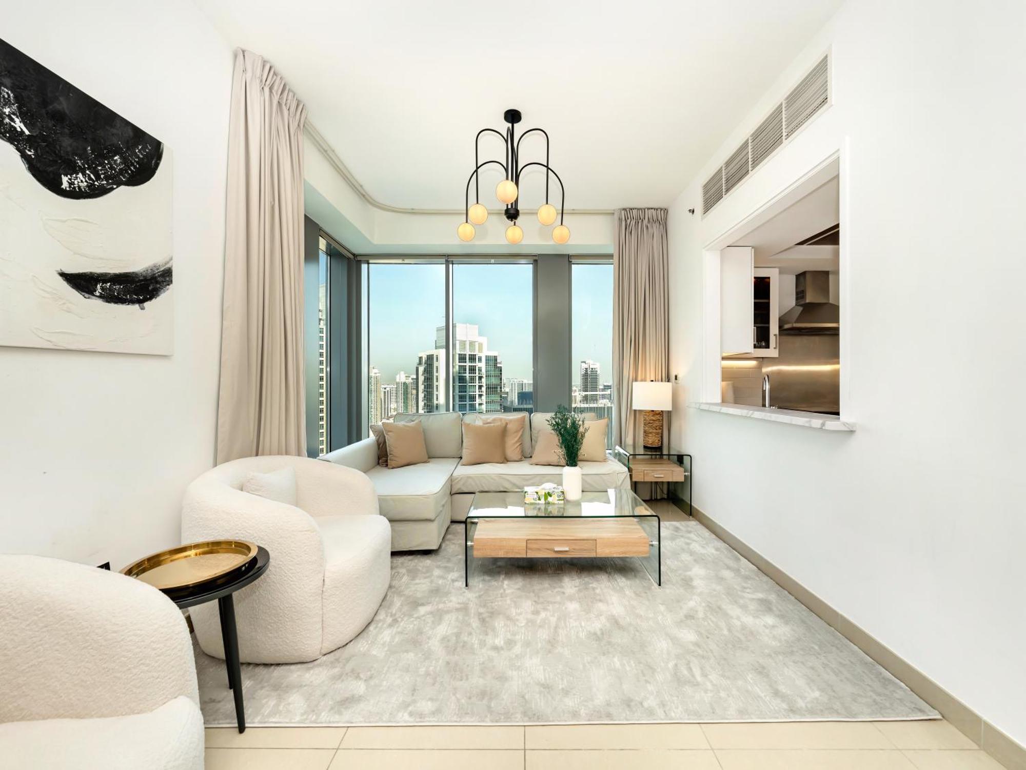 Apartment Lavish 2 Bedroom I Burj Khalifa & Fountain Views I Free Gym, Pool, Parking, Wi-fi And Ps5 I By Skyline Serenity *