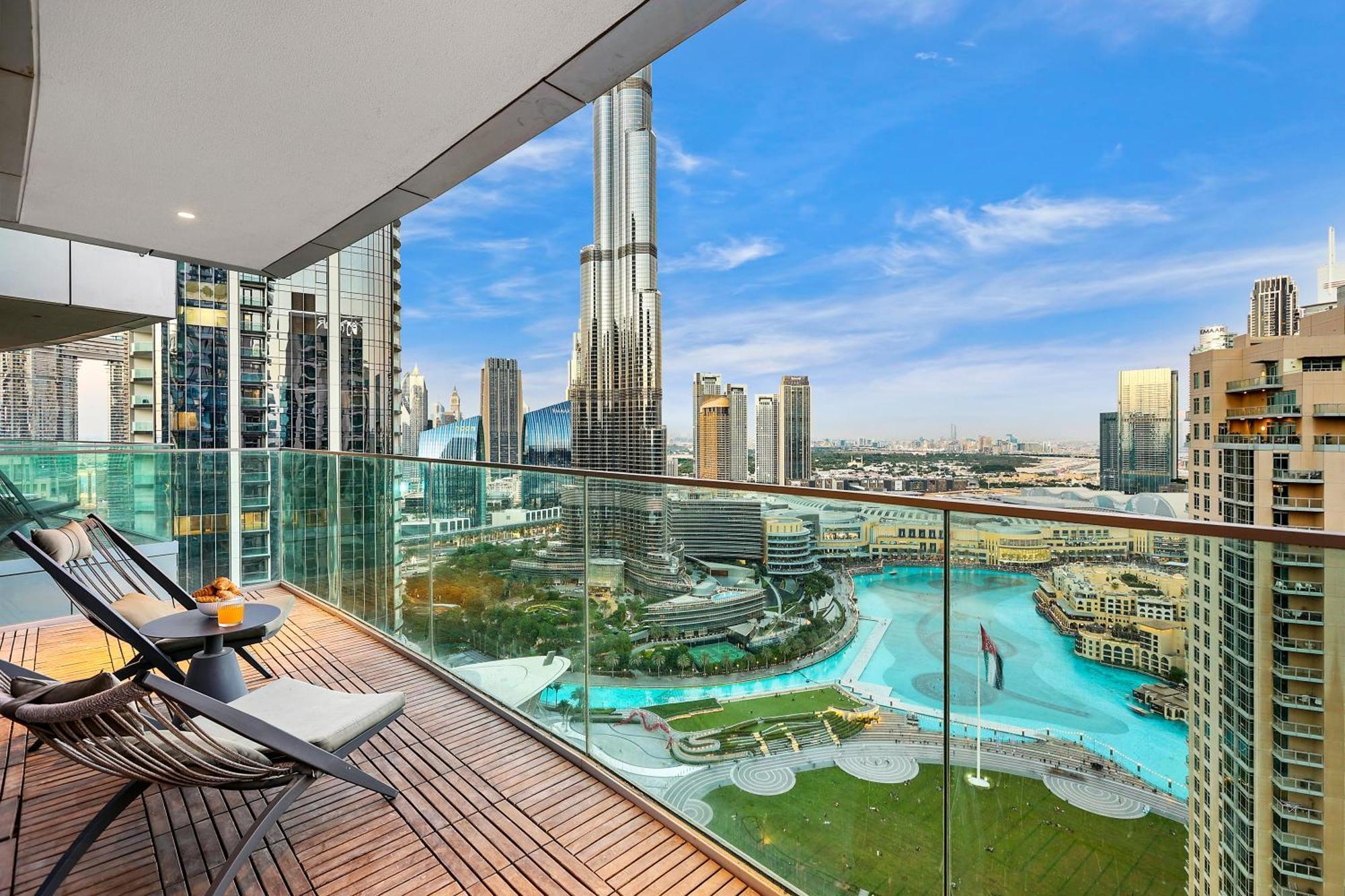 First Class 3br With Full Burj Khalifa And Fountain View Apartment