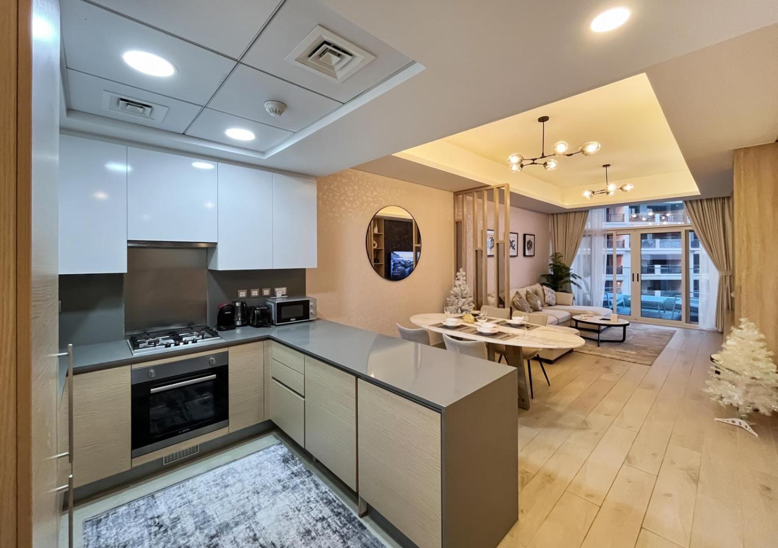 Livbnb-premium 1b With Burjalarab Views In Mina Dubai