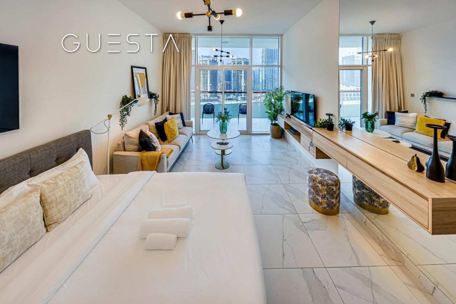 Binghatti Millennium - Burj Khalifa & Canal Views, Business Bay *