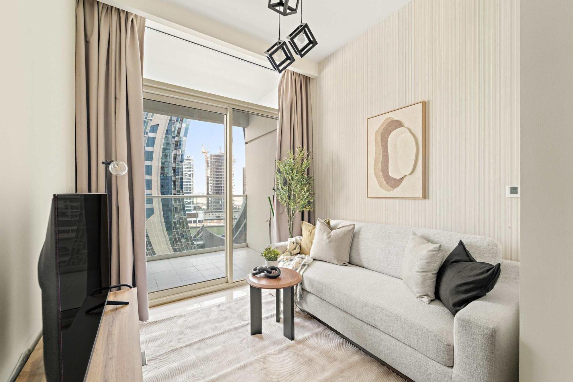 Apartment Silkhaus Stylish 1bdr In Vera Tower Nearby Canal Dubai