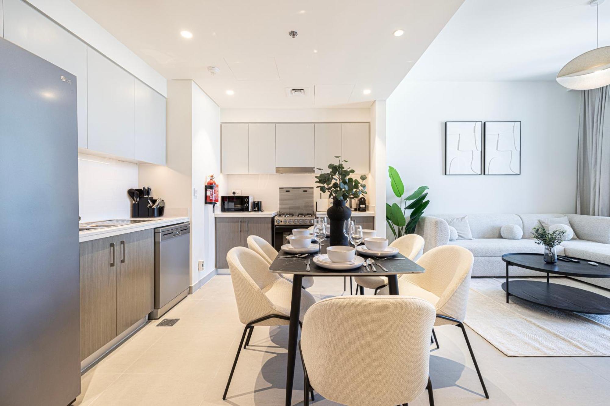 Luxe - 2br - Sea & View - 5 Min To Mall Dubai