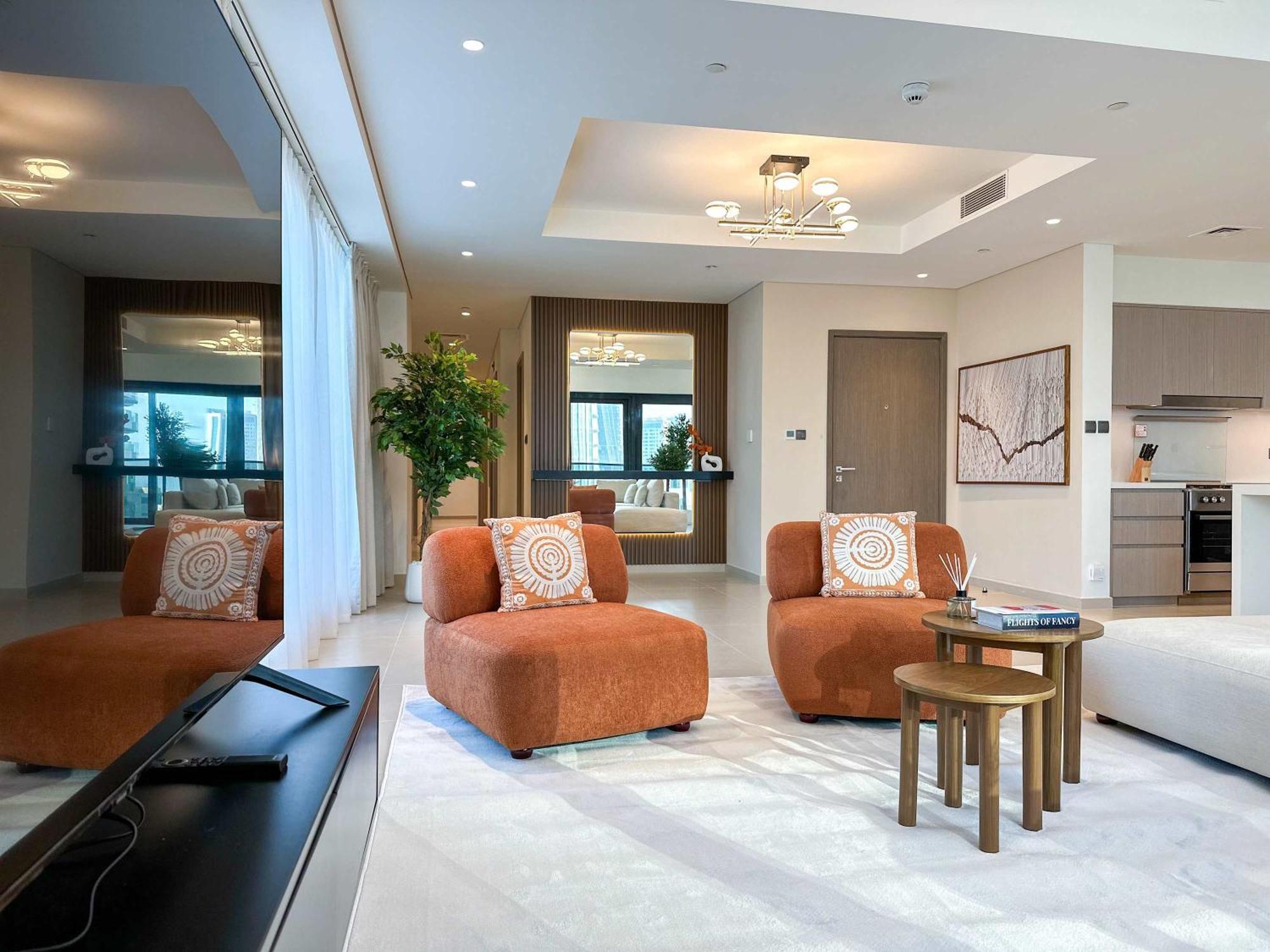 Apartment Unique Burj Khalifa View 3br On Floor *