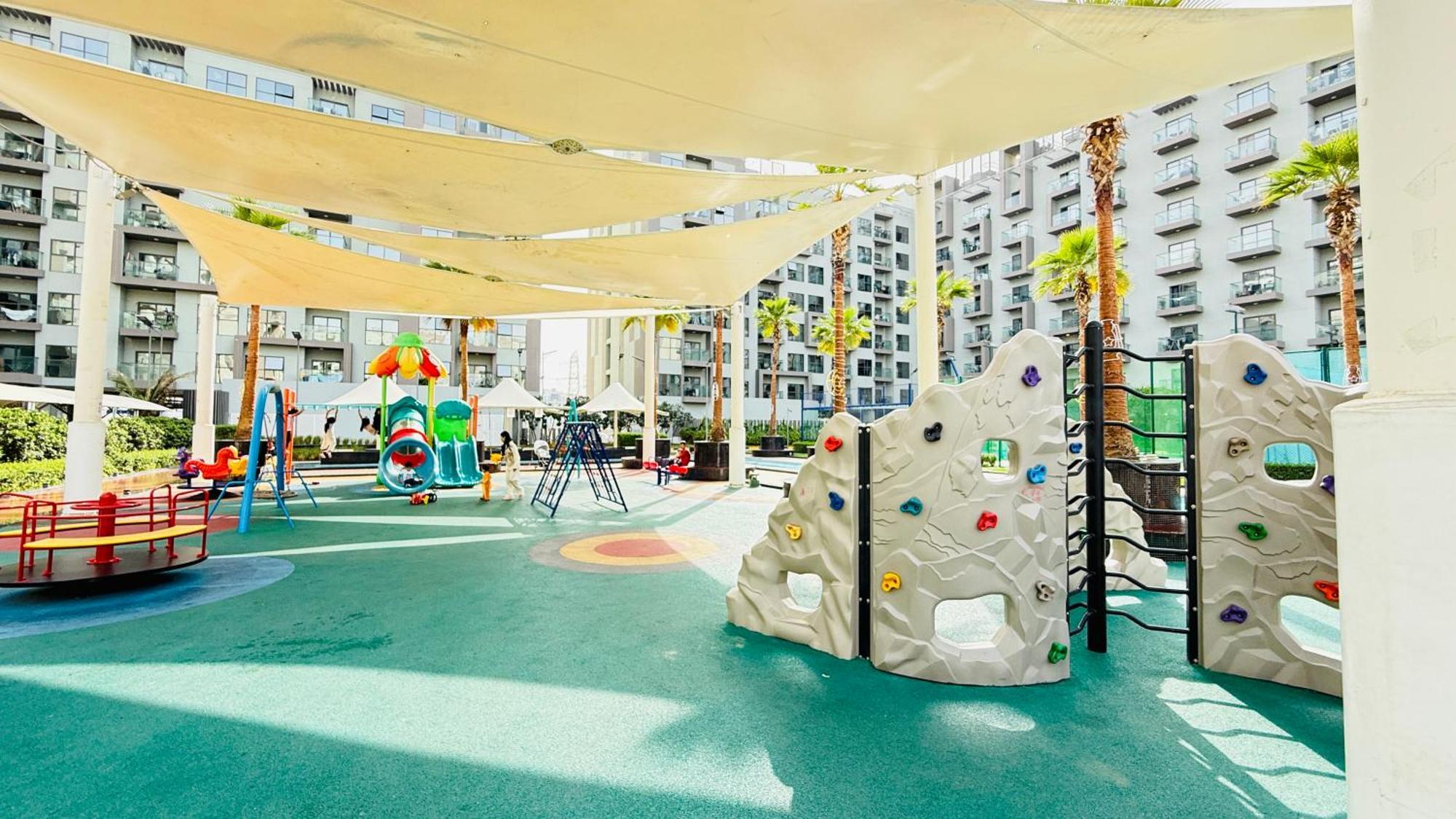 Lawnz Luxury Furnished With Balcony Swimming Pool Gym Kids Play Ground * Dubai