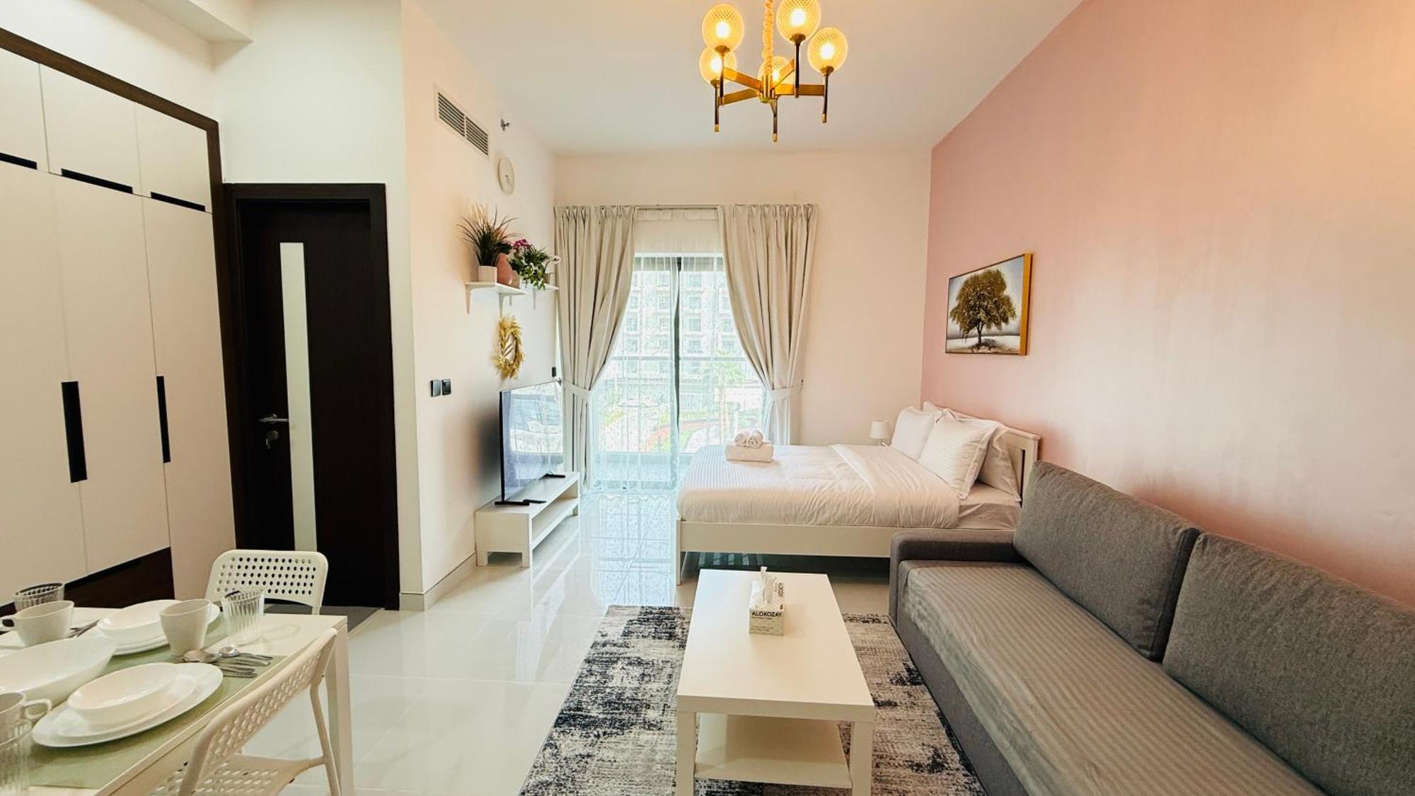 Apartment Lawnz Luxury Furnished With Balcony Swimming Pool Gym Kids Play Ground