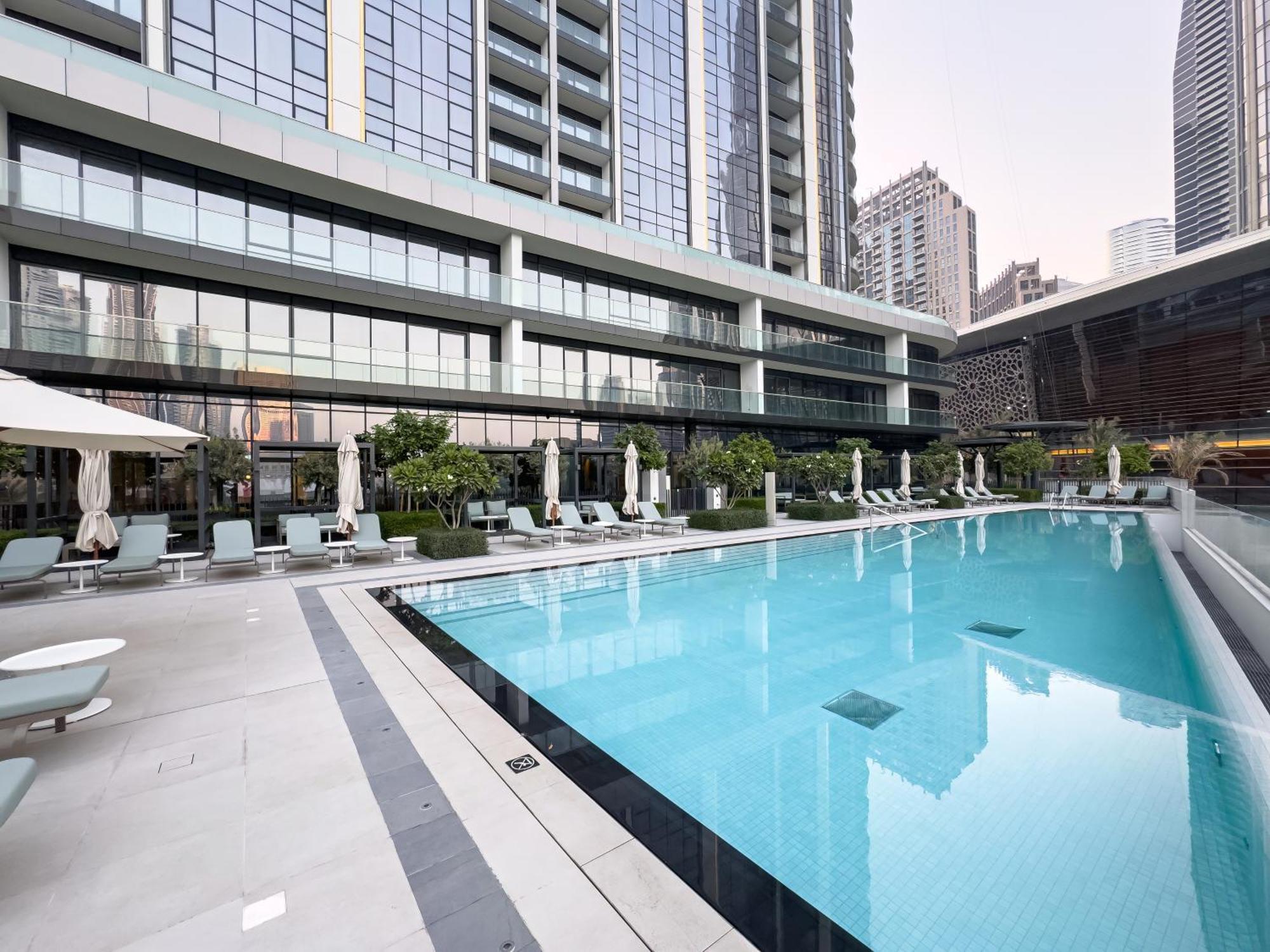 Apartment Emaar Grande - Elegant 1 Bedroom - Infinity Pool - 1min To Mall And Burj Khalifa *