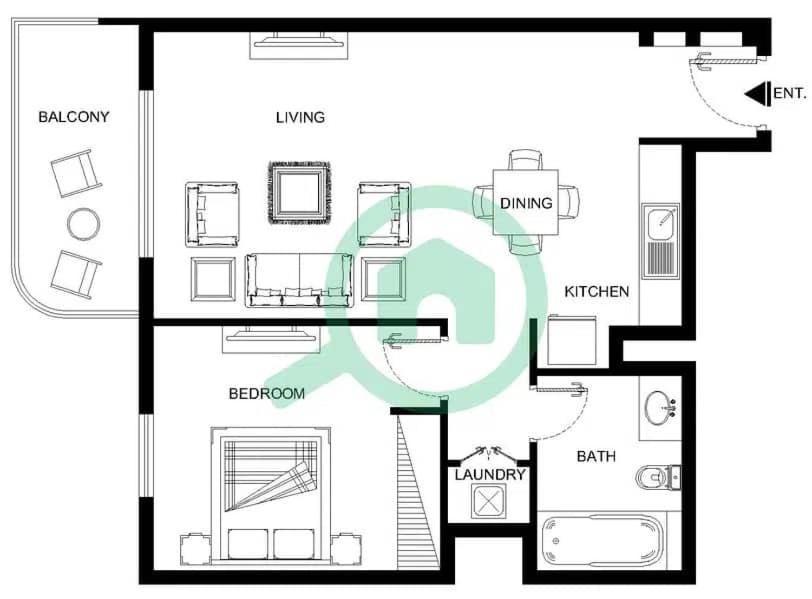 1 Bedroom In Marina Vista With Full Palm Views Apartment Dubai