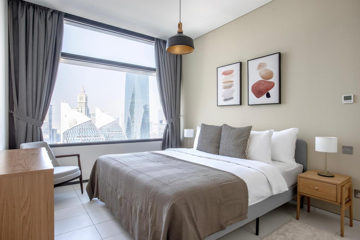 Blueground Index Tower View Pool Gym Dxb-1240 Apartment *