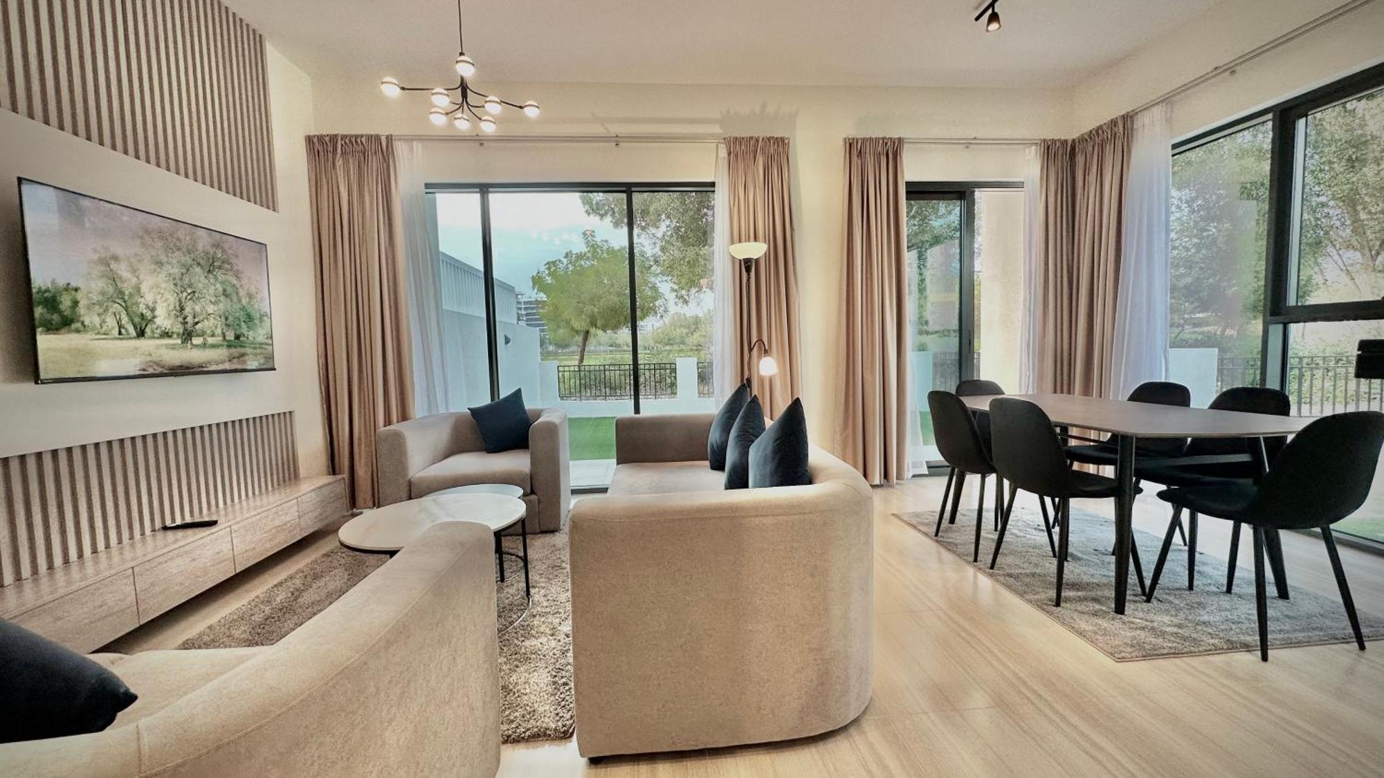 Serene Escape And Stunning Views In Damac Hills 1 By Bhavan Villa *