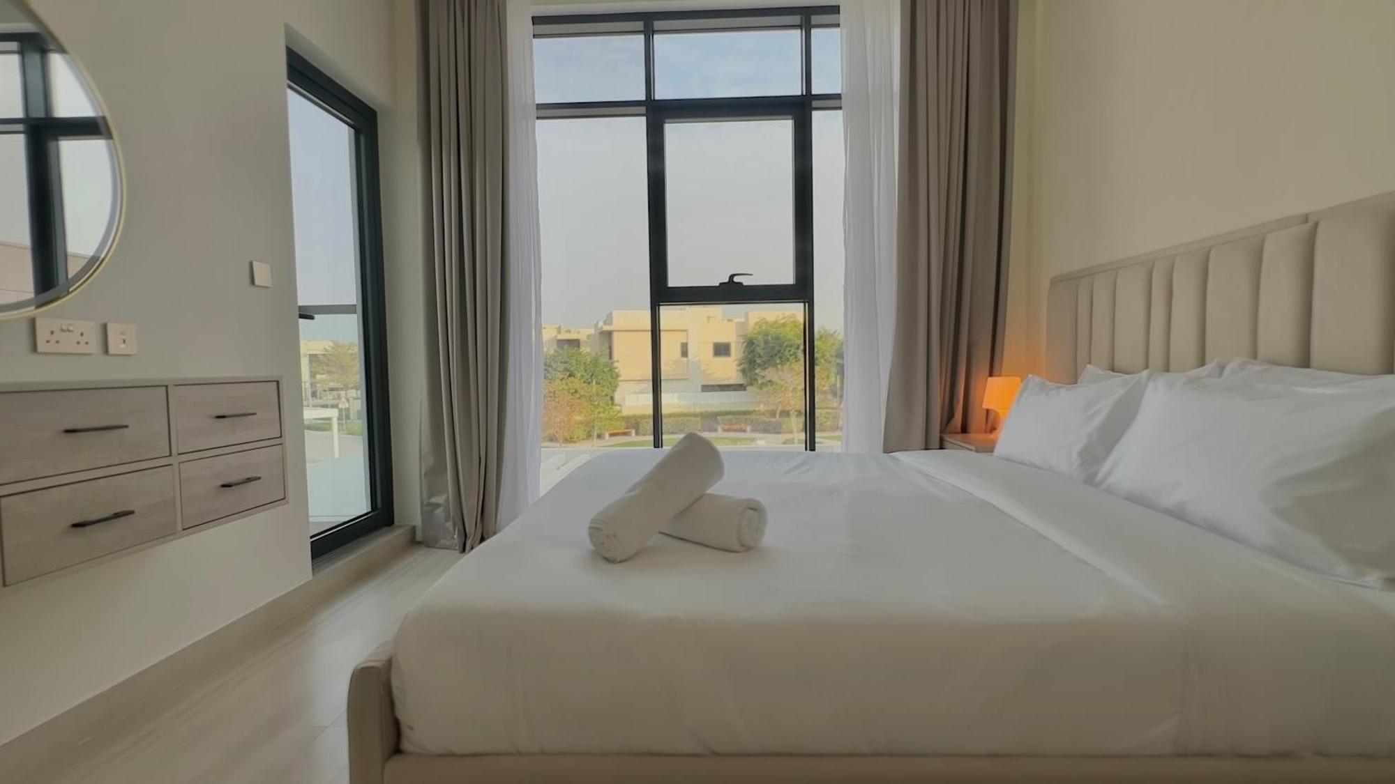 Serene Escape And Stunning Views In Damac Hills 1 By Bhavan Villa *