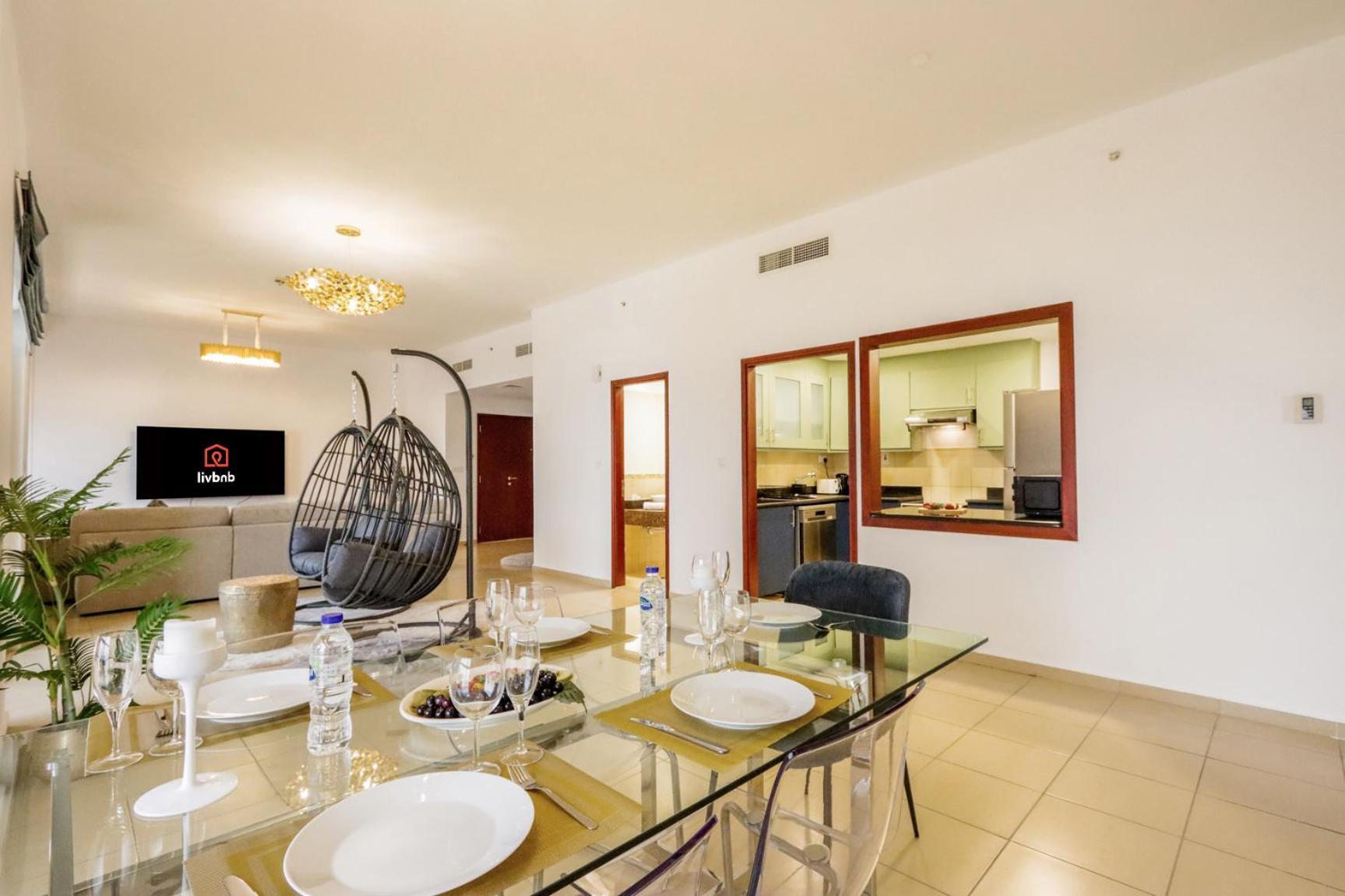 Livbnb - Stunning 1-br W/ Palm & Sea Views In Jbr Apartment Dubai