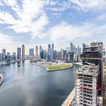 The S Holiday Homes Canal View Studio And One Bedroom Apartments, Damac Maison Prive