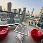 Intercontinental Dubai Marina Hotel Apartments Full Marina View With Balcony, Marina Mall, Large 1 Bedroom Apartment, Kitchen, 2 Toilets, 1 Parking, Swimming Pool And Gym Free Access, Paid Breakfast