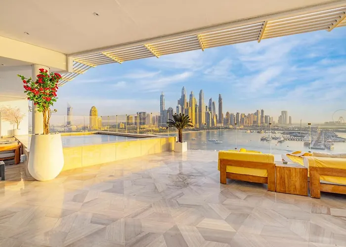 Five Palm Luxury Penthouse Full Marina View & Private Pool