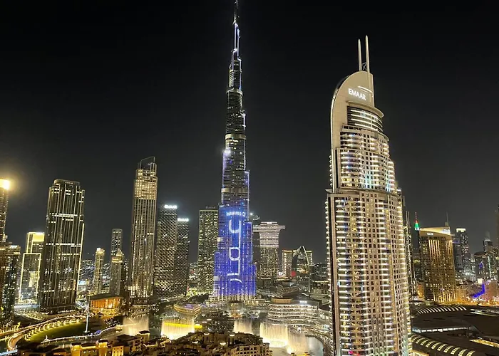 Luxury 2Br High Floor Apt. W/ Burj Khalifa View With Laser Light Show And Dancing Fountain View