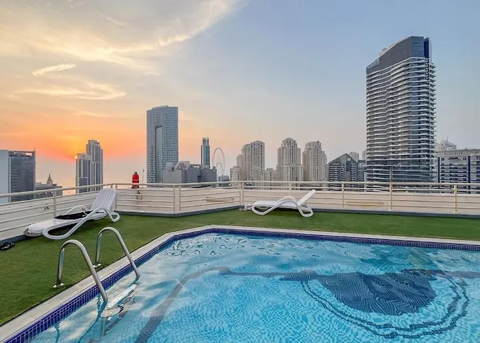 Gorgeous 2Br With Pool W Dubai Wheel View