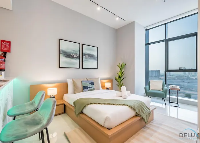 Stylish Studio Apartment In Blue Wave Tower, Dubailand By Deluxe Holiday Homes