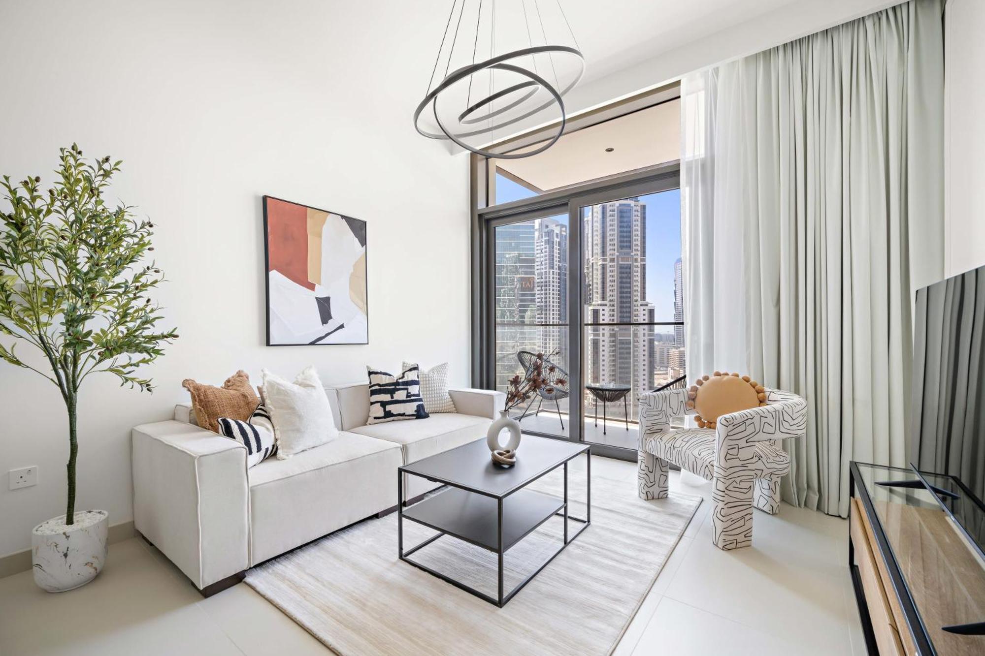 Silkhaus Comfy 1br By Burj Khalifa With Balcony