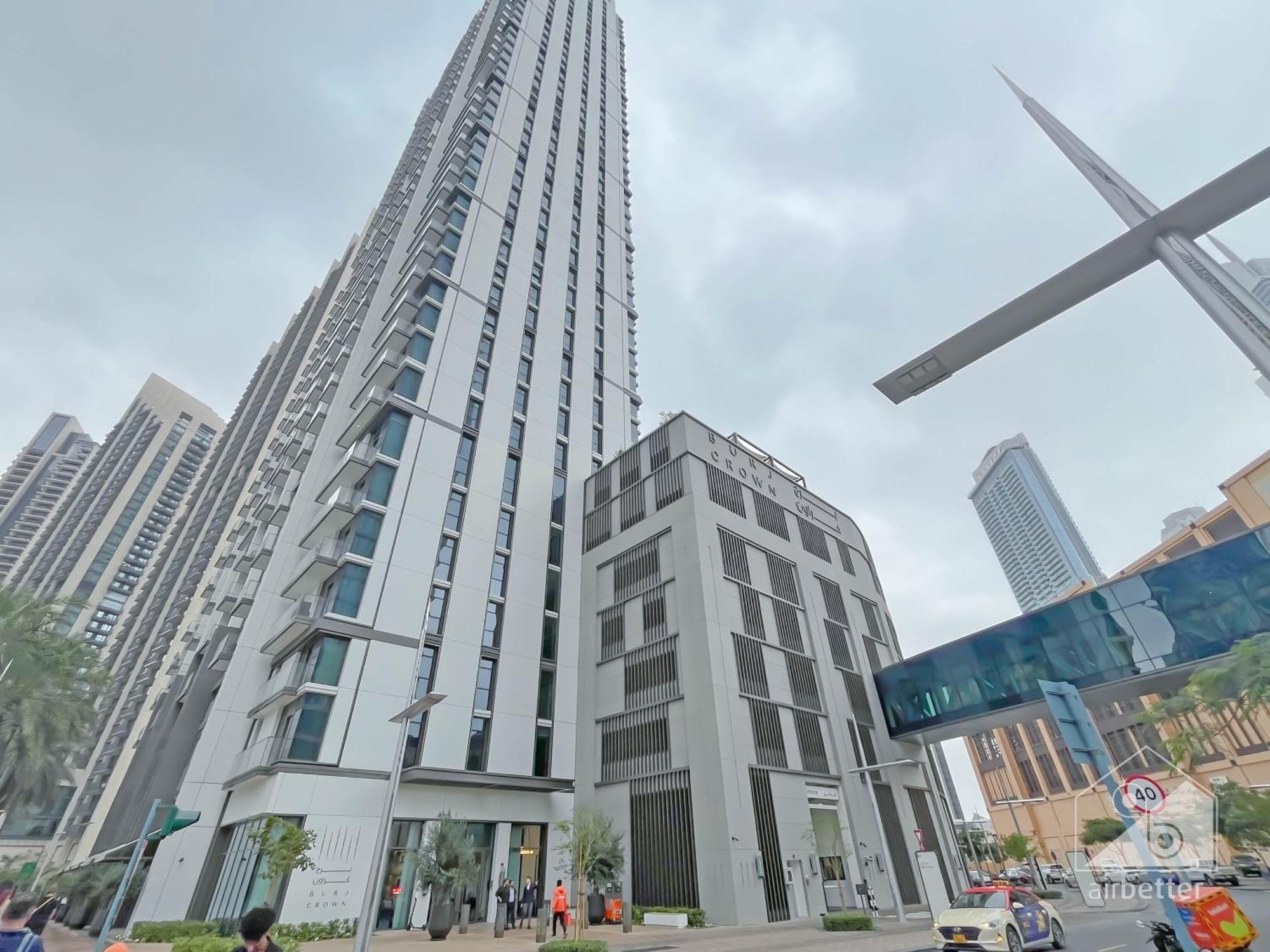 Burj Crown Luxurious 2bedroom Balcony Apartment