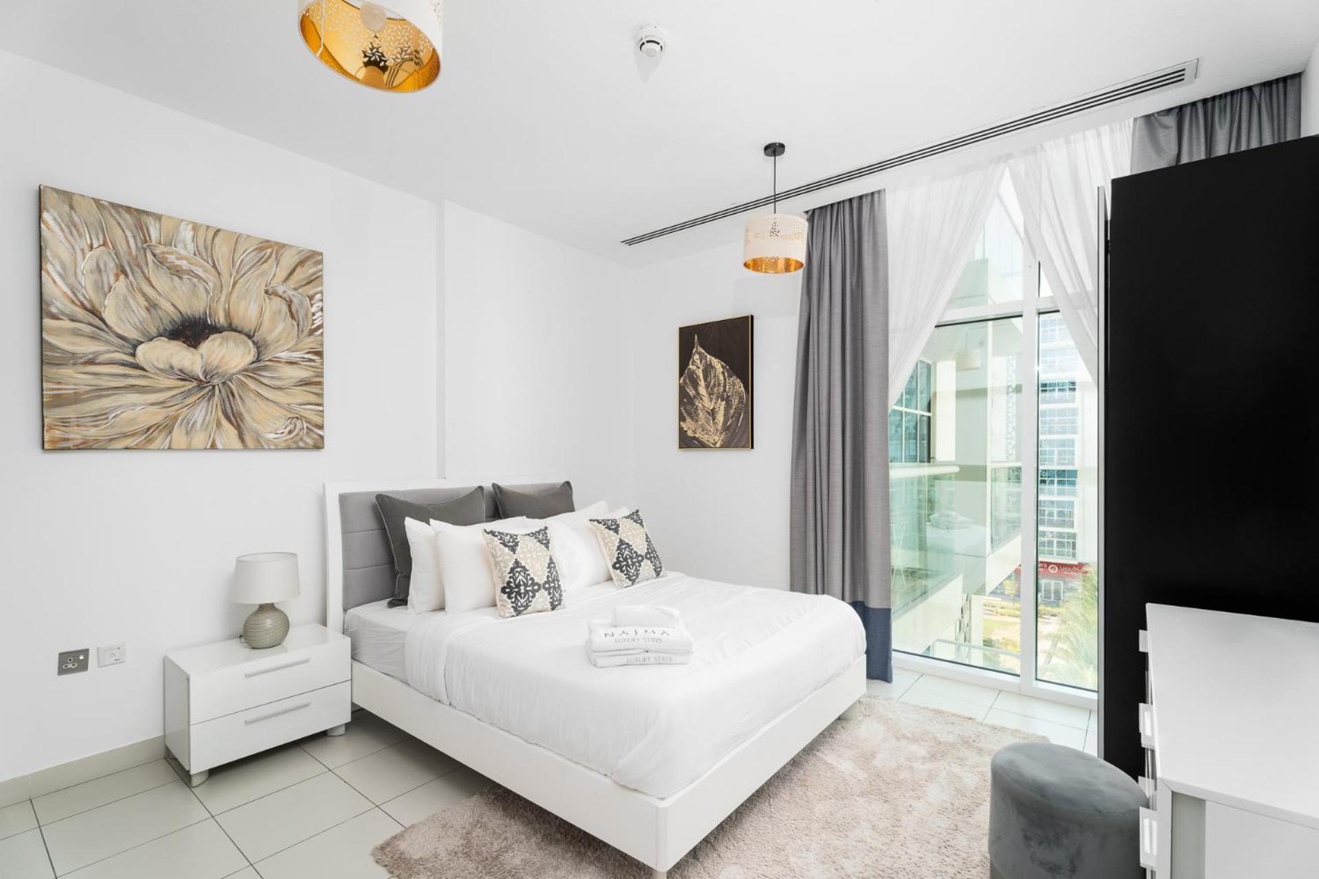 Nasma Luxury - Sleek Haven 1br In Dubai's Glitz 3 * Dubai