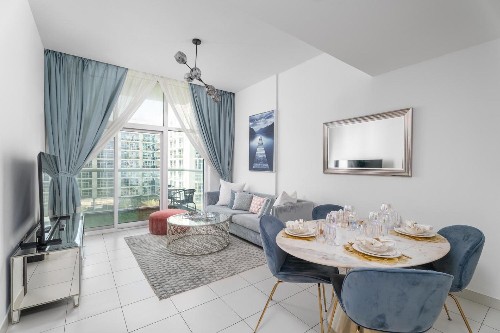 Nasma Luxury - Sleek Haven 1br In Dubai's Glitz 3 Dubai