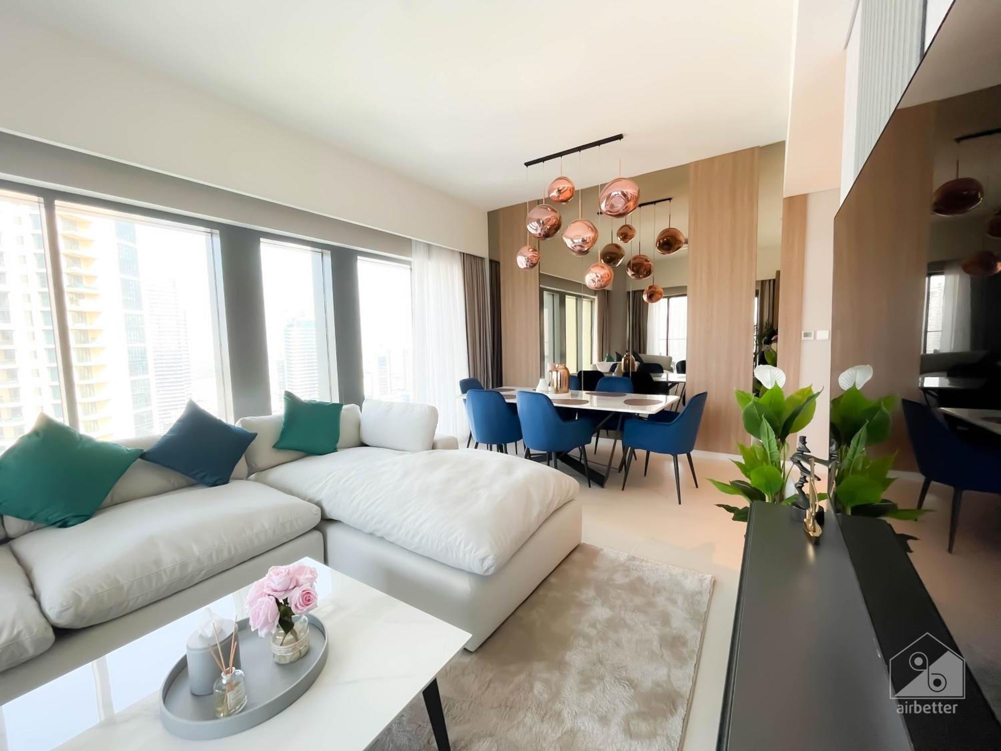 Apartment Luxury Burj Royale Balcony Burj Khalifa View